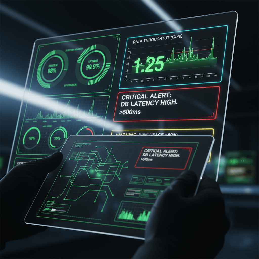 Real-time performance monitoring dashboard